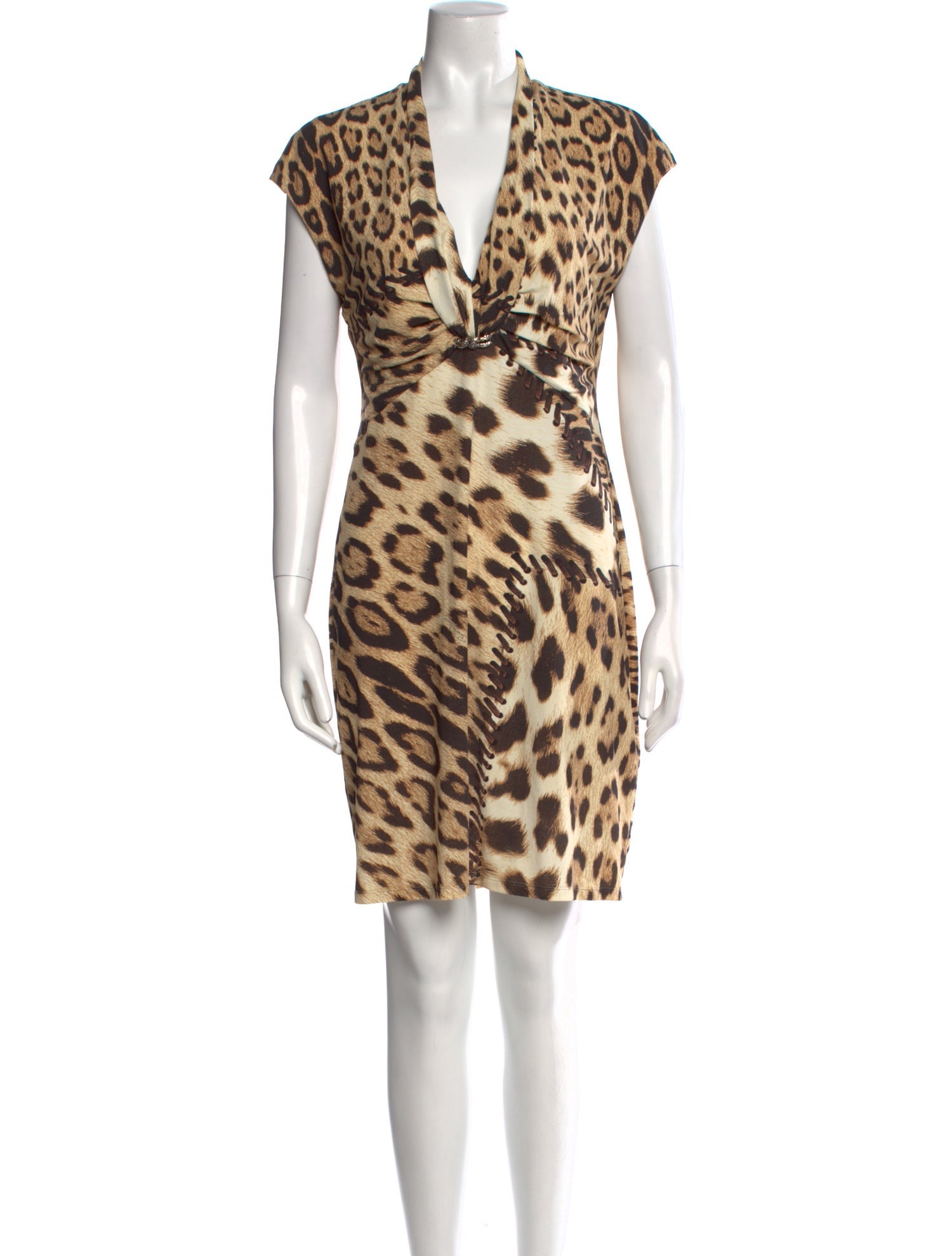 Roberto Cavalli Nylon Mini Dress