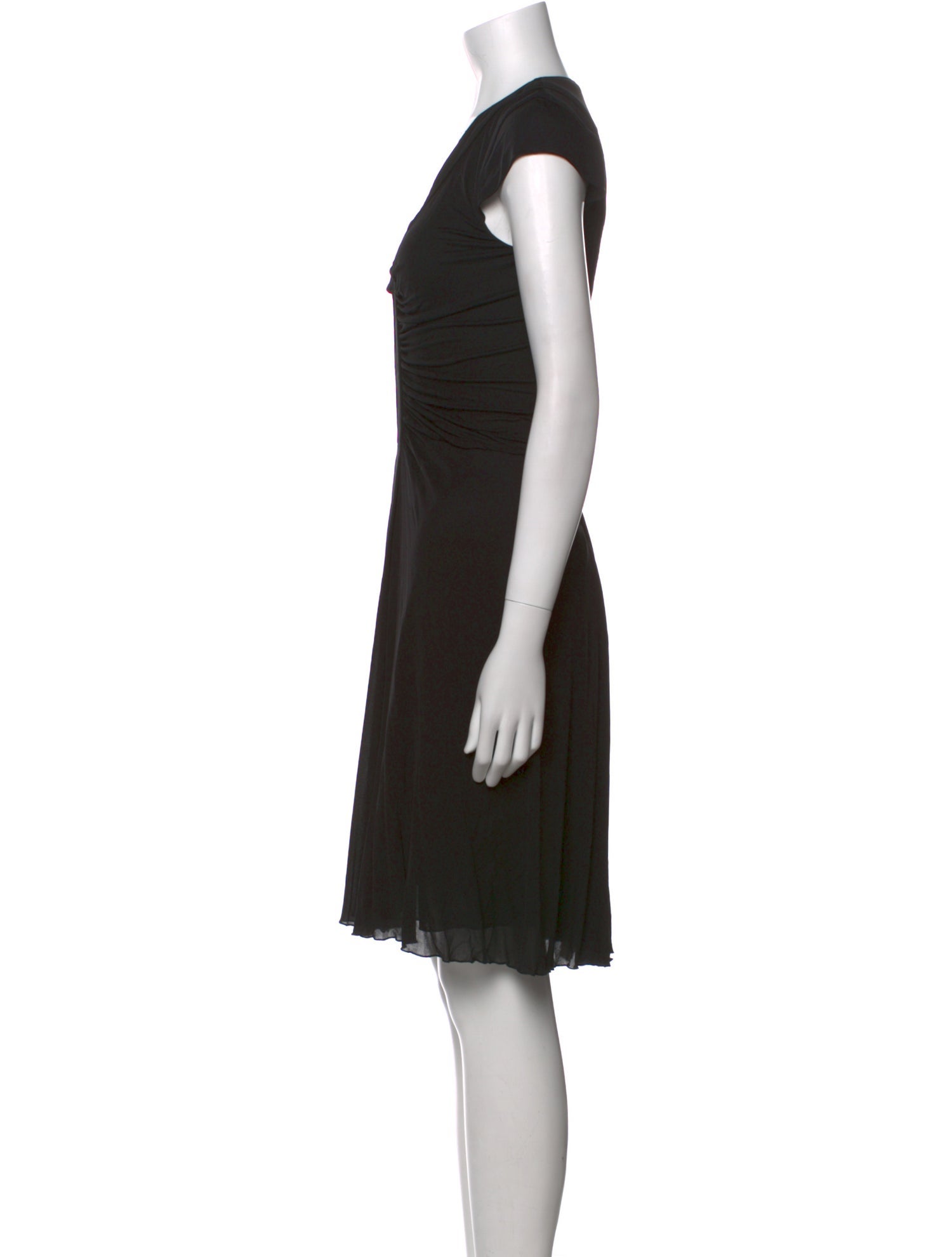 Roberto Cavalli V-Neck Knee-Length Dress