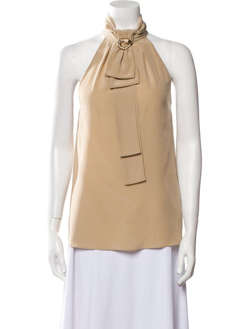 Roberto Cavalli Silk Halterneck Blouse