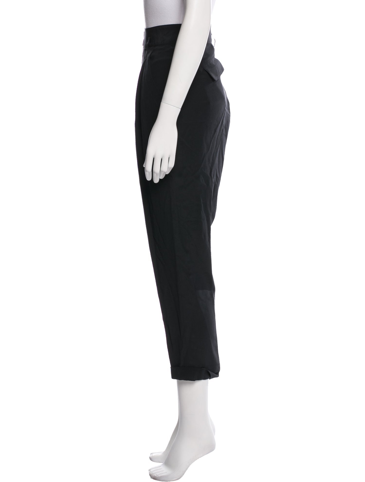 Roberto Cavalli Silk Straight Leg Pants