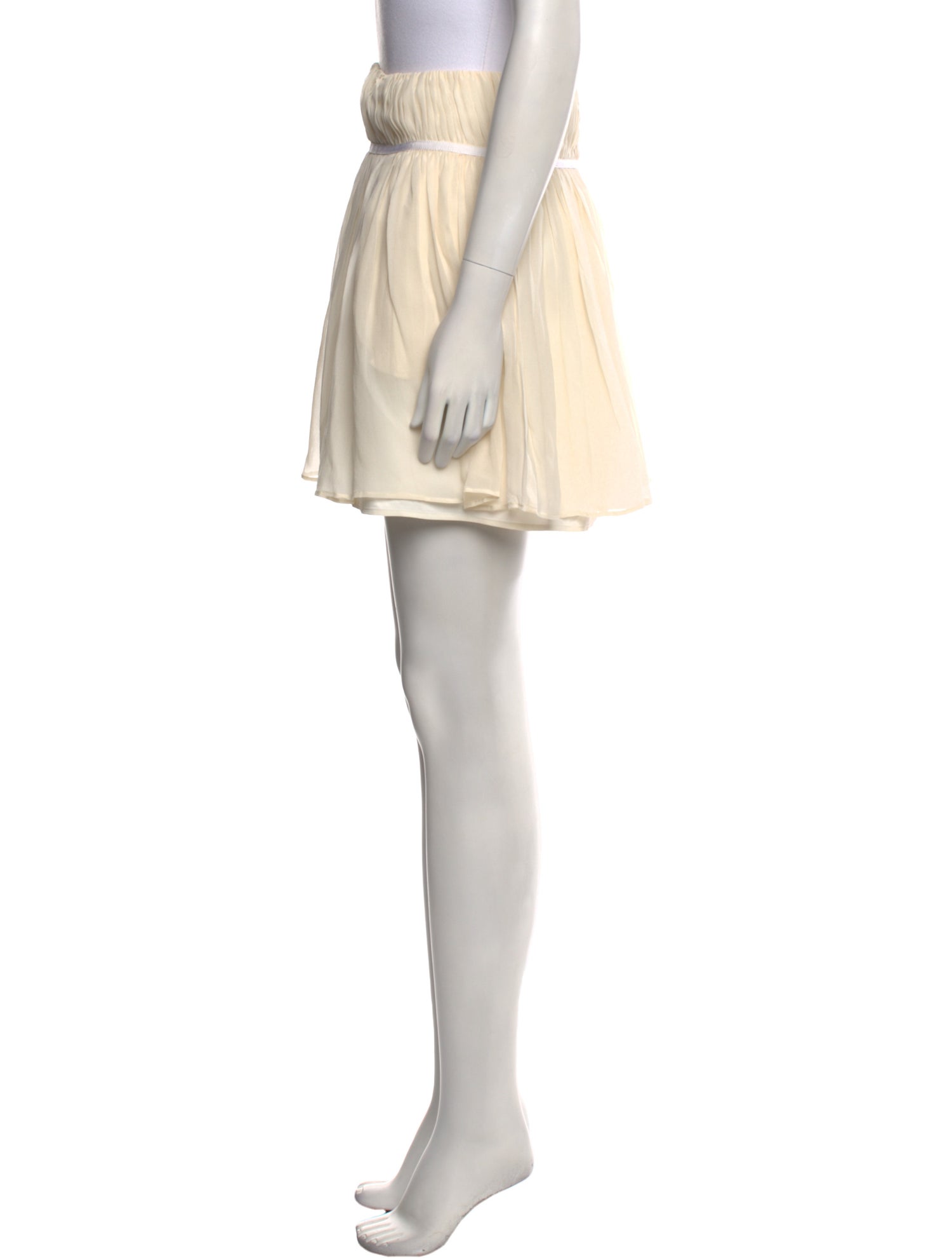 Roberto Cavalli Pleated Accents Mini Skirt