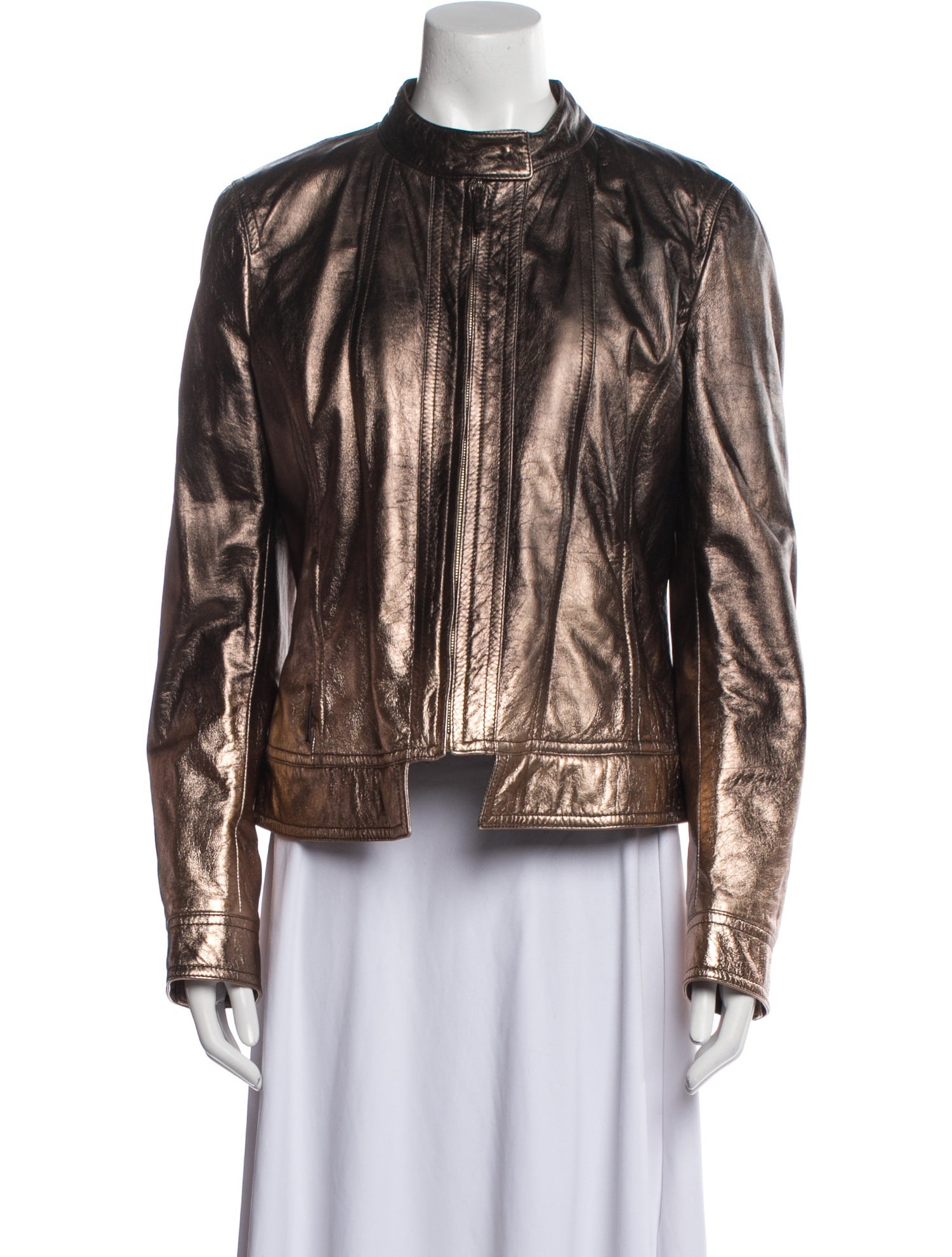 Roberto Cavalli Leather Biker Jacket