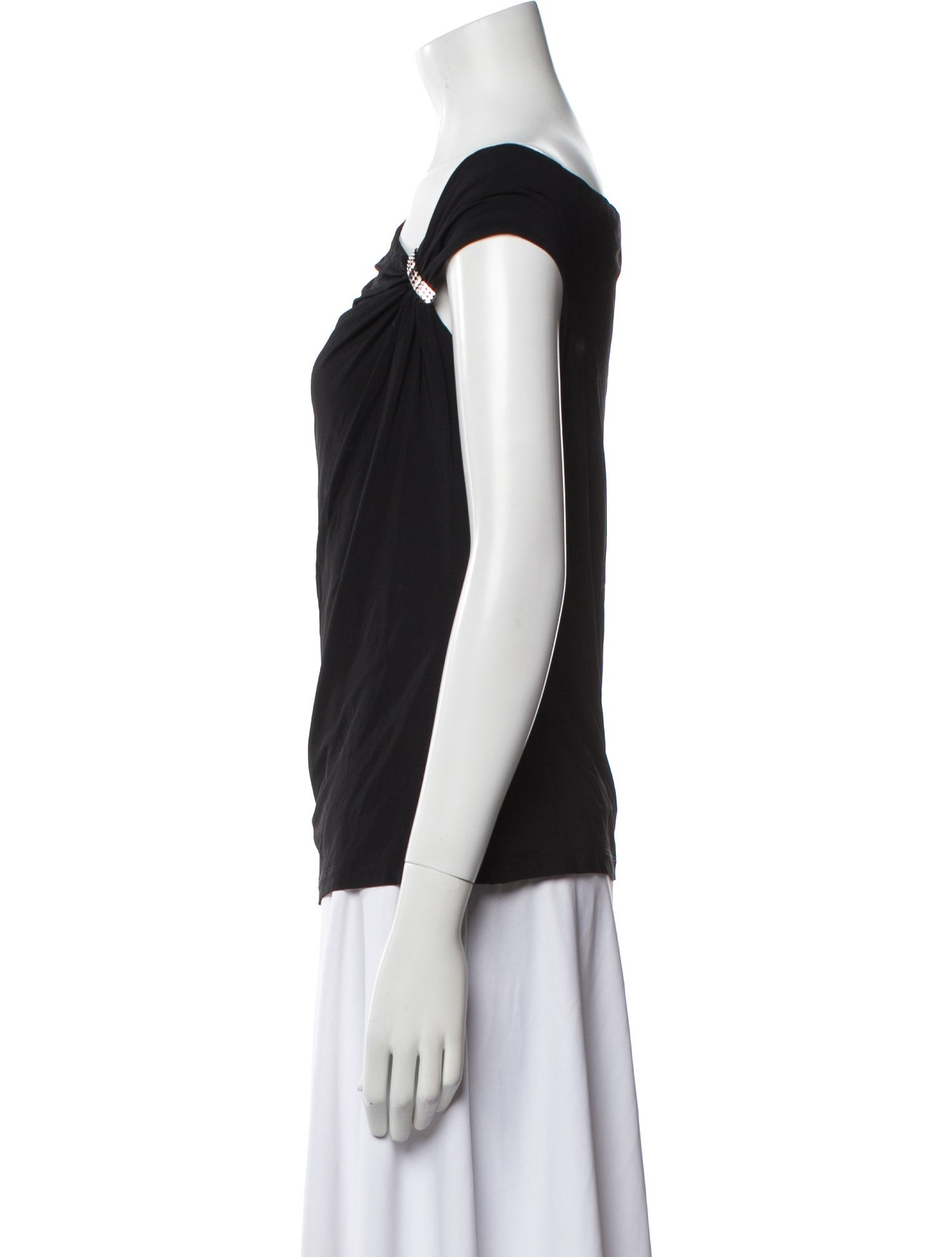 Roberto Cavalli Asymmetrical Sleeveless Top