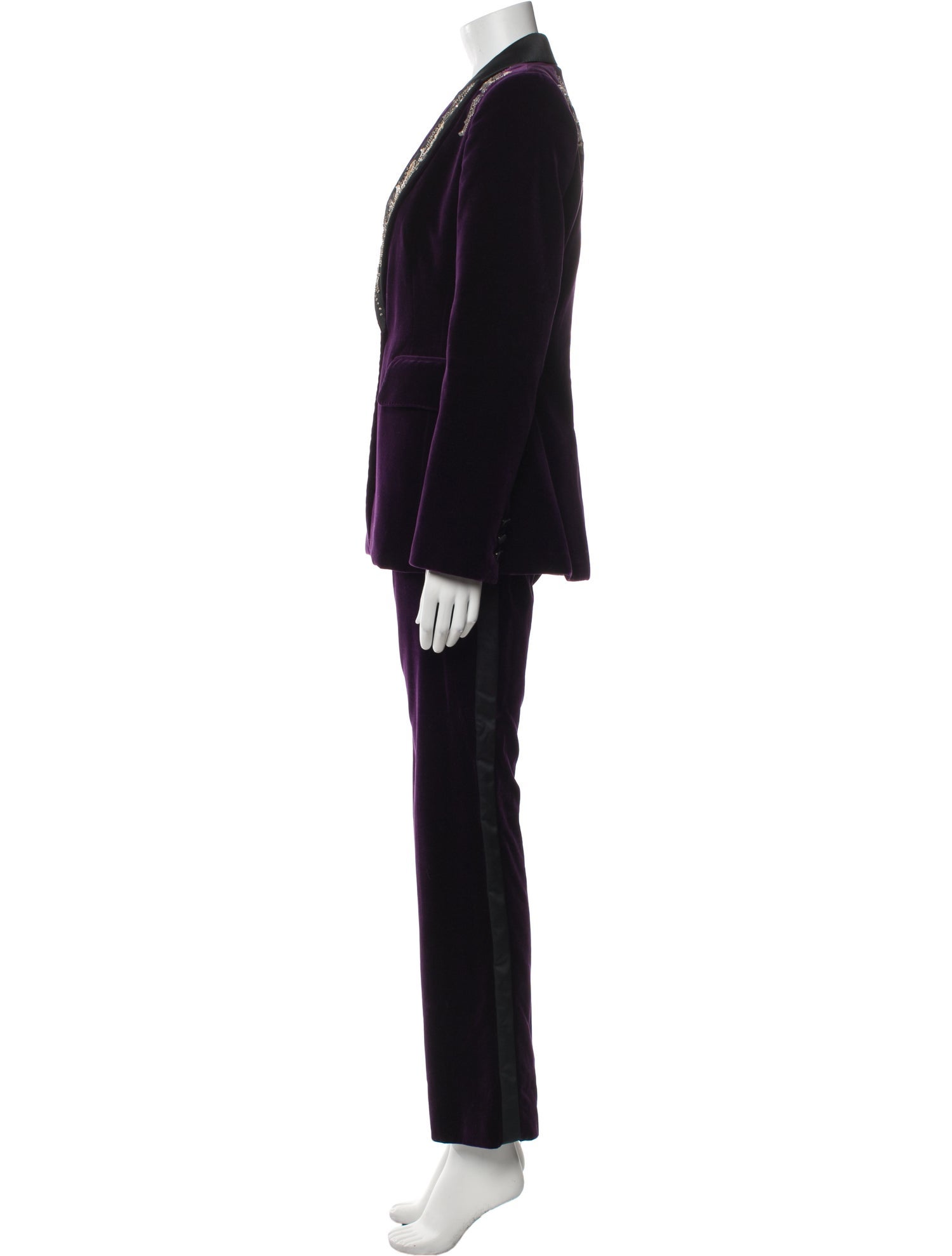 Roberto Cavalli Sequin Embellishments Pantsuit