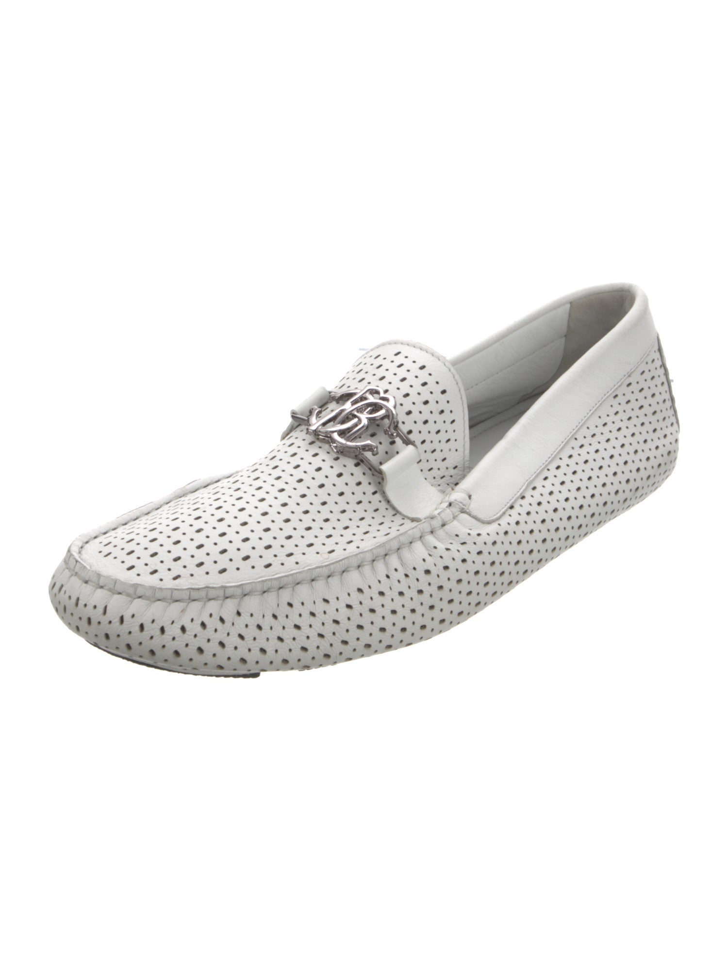 Roberto Cavalli Leather Patterned Drivers