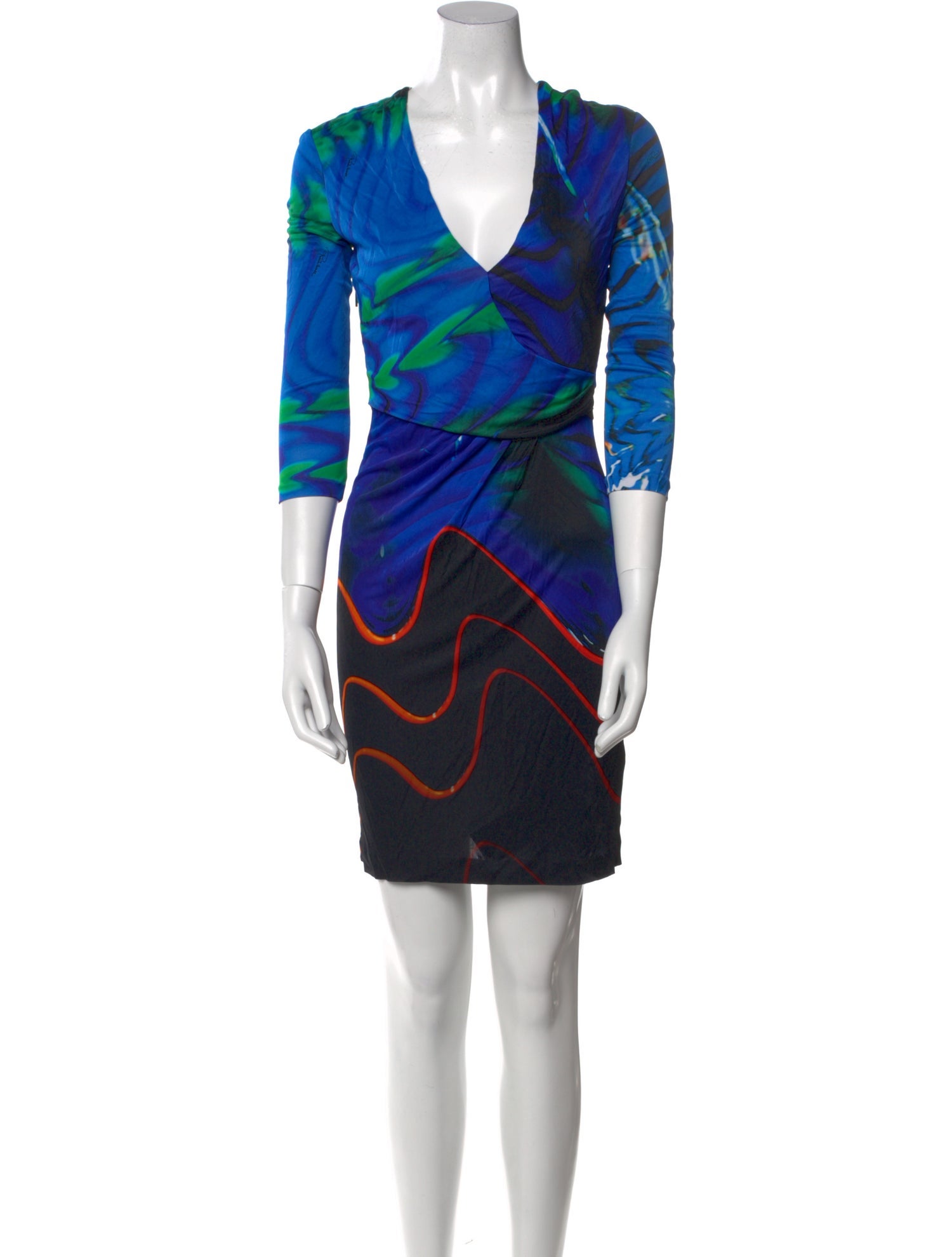 Roberto Cavalli Printed Mini Dress