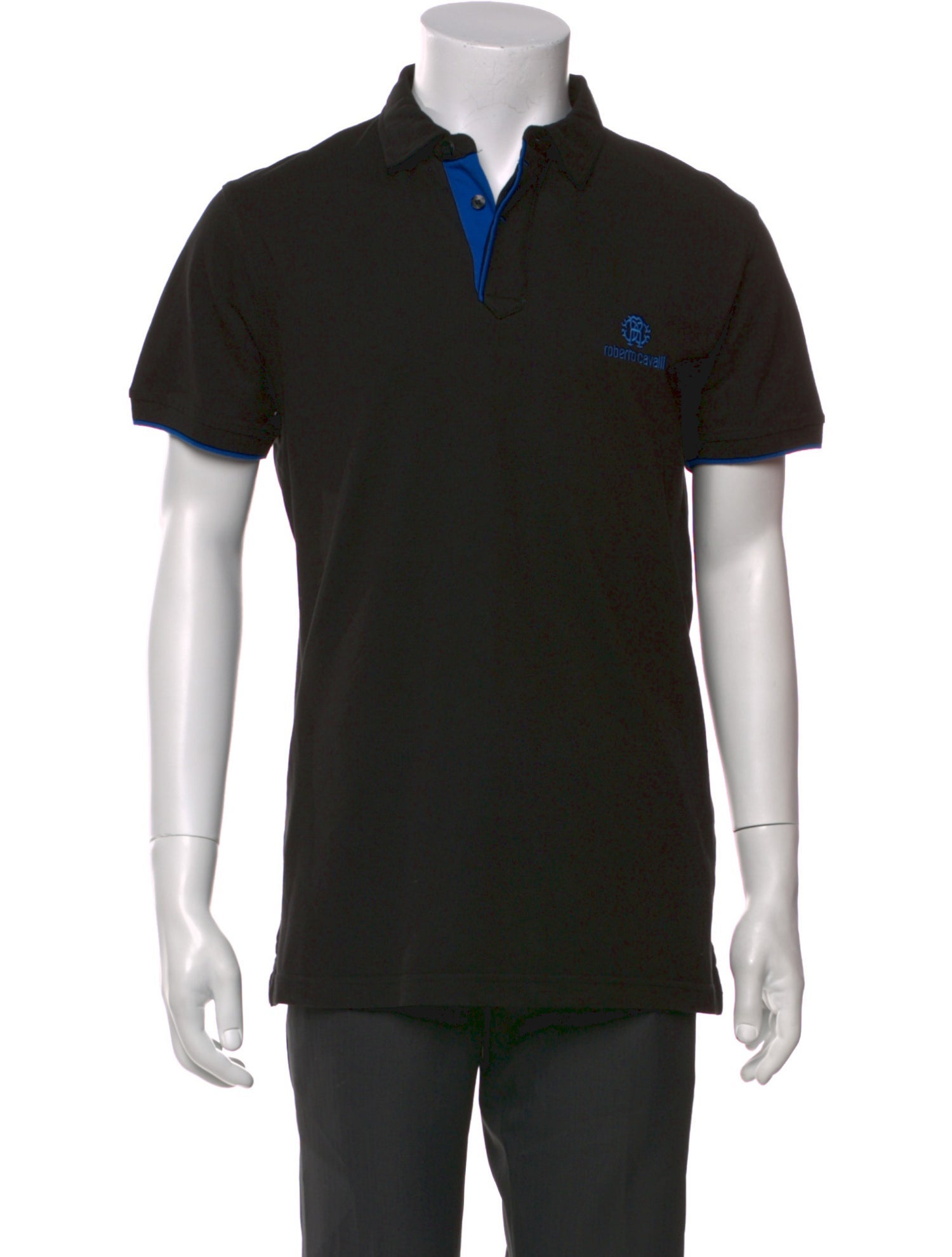 Roberto Cavalli Collar Short Sleeve Polo Shirt