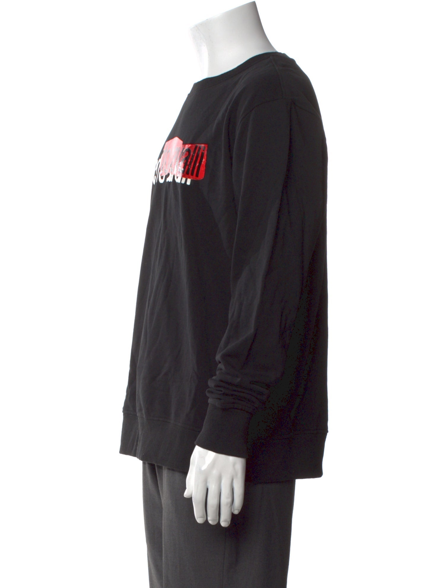 Roberto Cavalli Graphic Print Crew Neck Sweatshirt