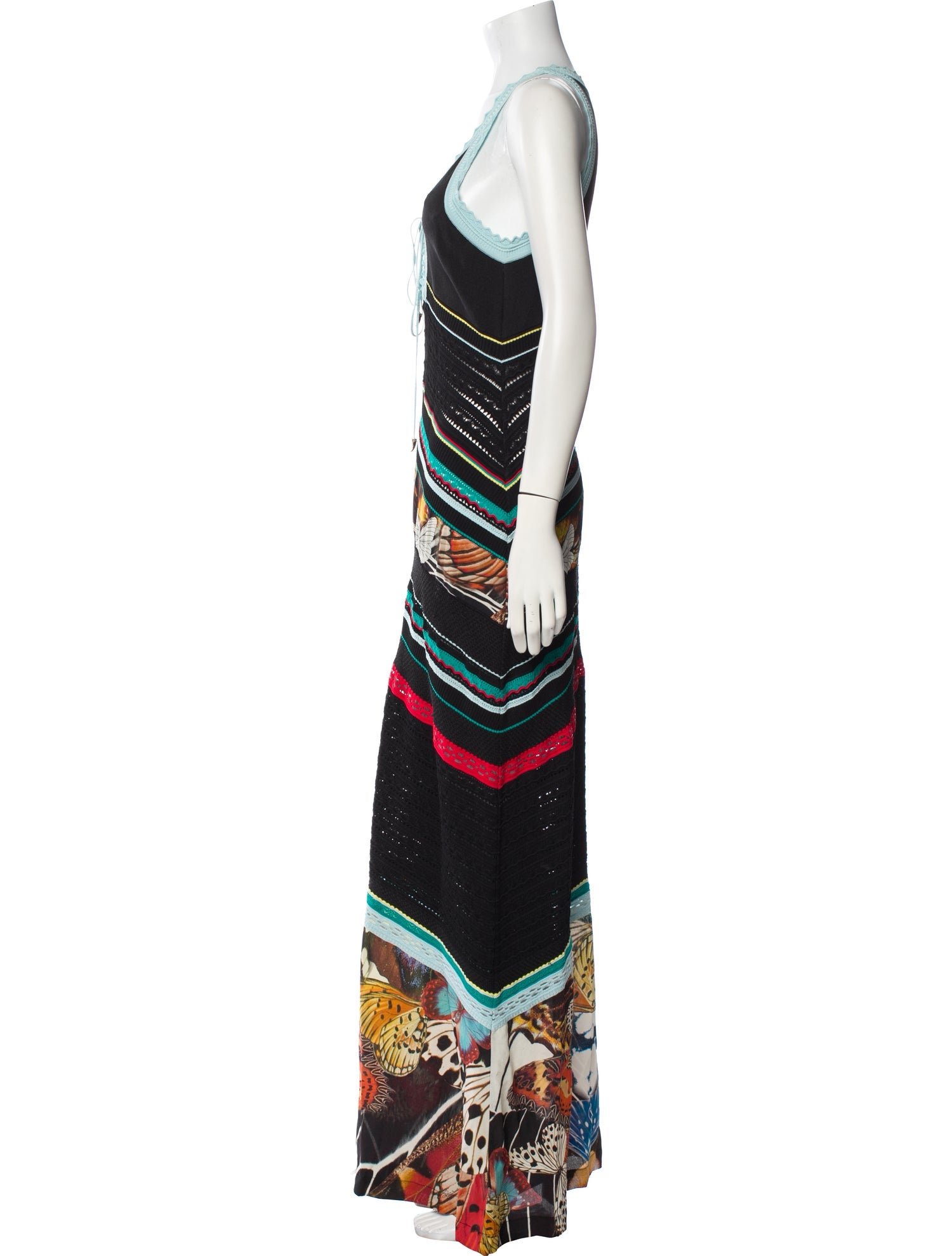Roberto Cavalli Silk Long Dress