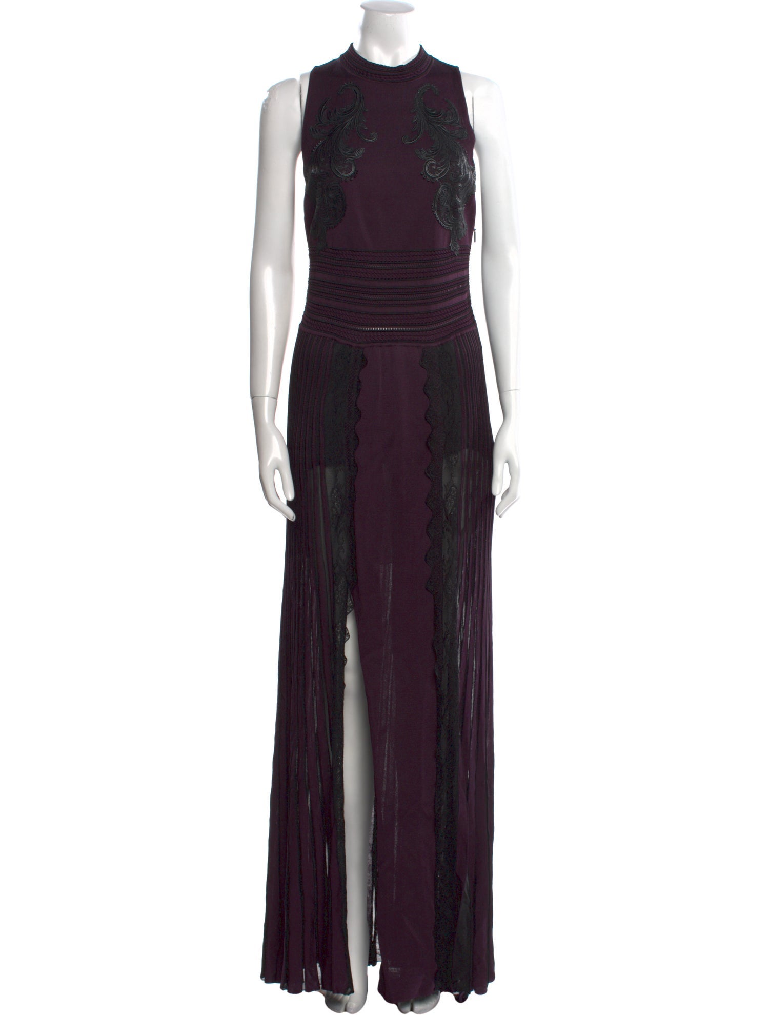 Roberto Cavalli Lace Pattern Long Dress w/ Tags