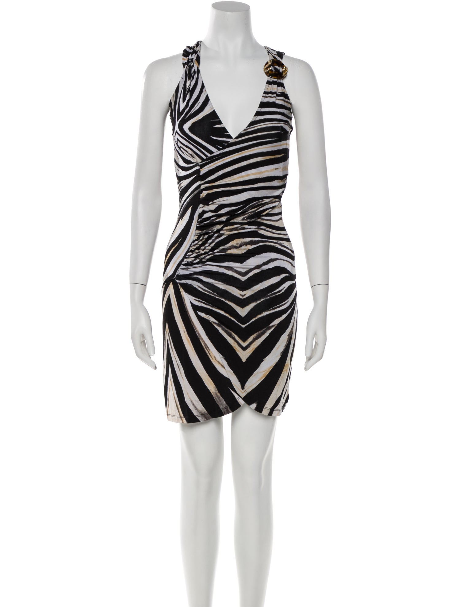 Roberto Cavalli Nylon Mini Dress