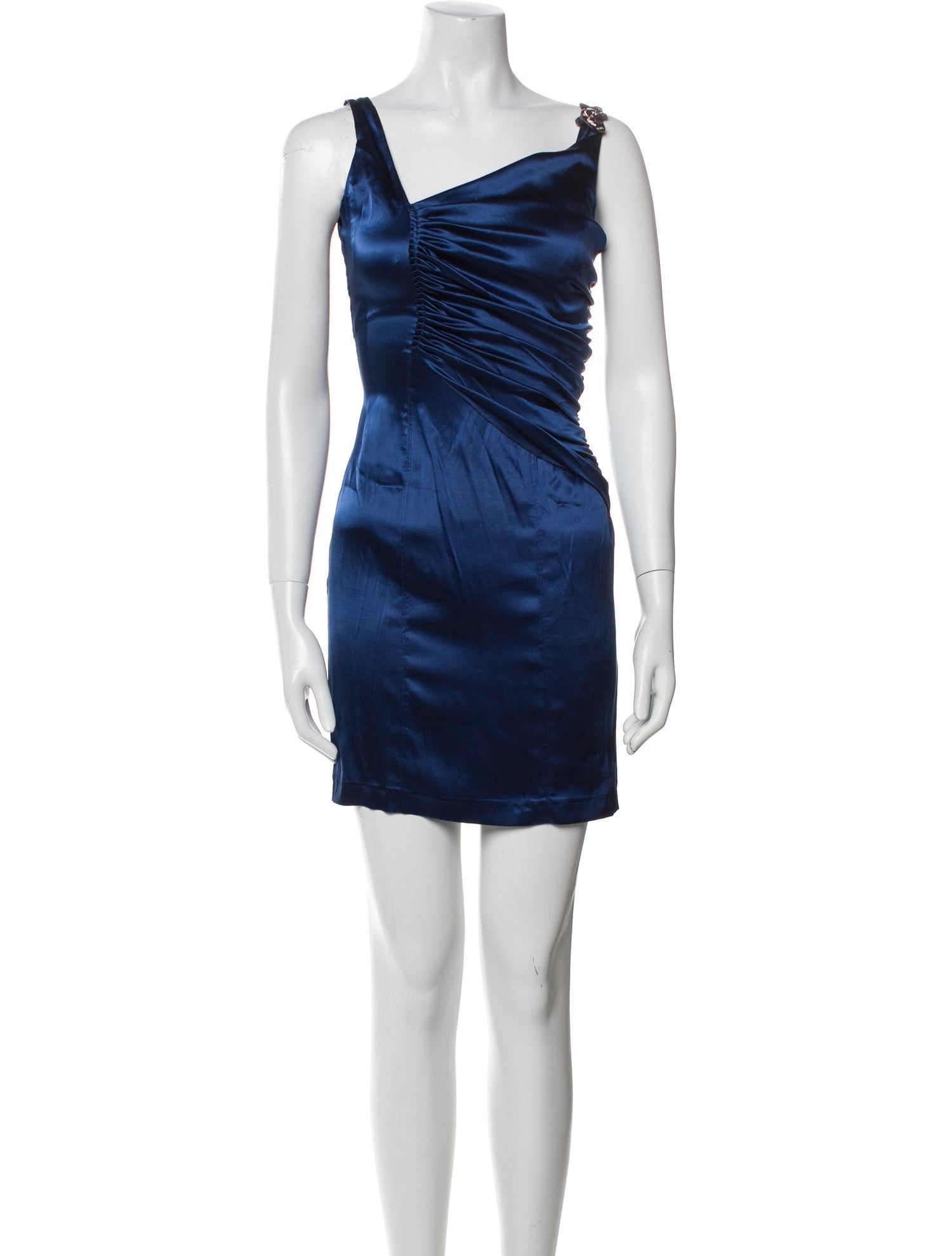 Roberto Cavalli One-Shoulder Mini Dress