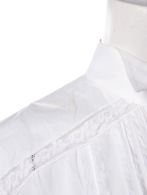 Roberto Cavalli Three-Quarter Sleeve Button-Up Top