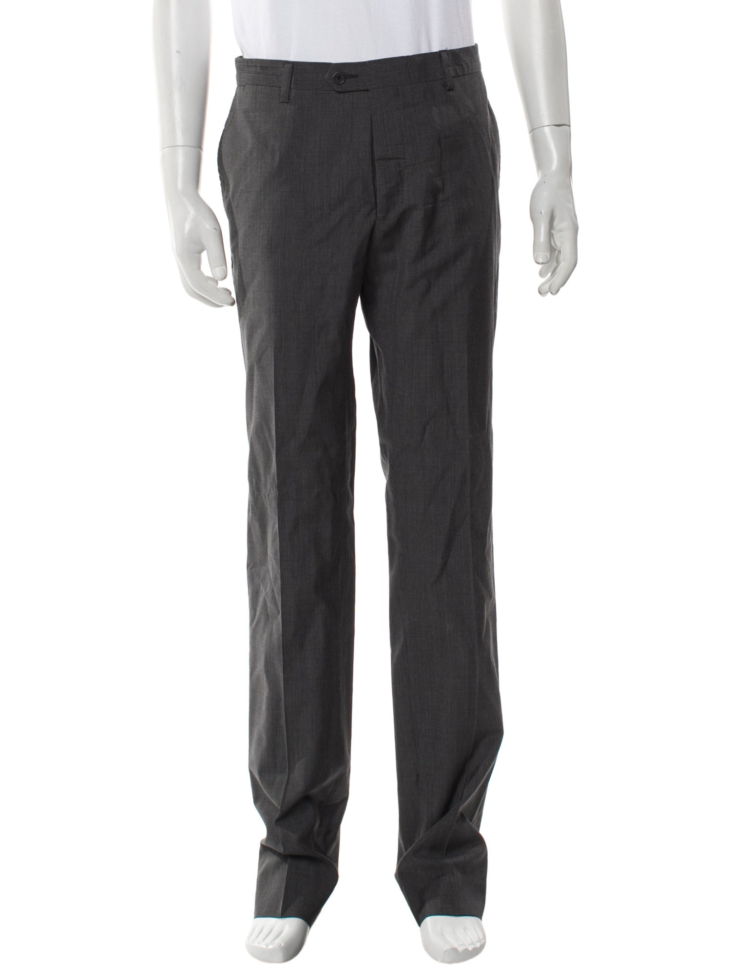 Roberto Cavalli Virgin Wool Dress Pants