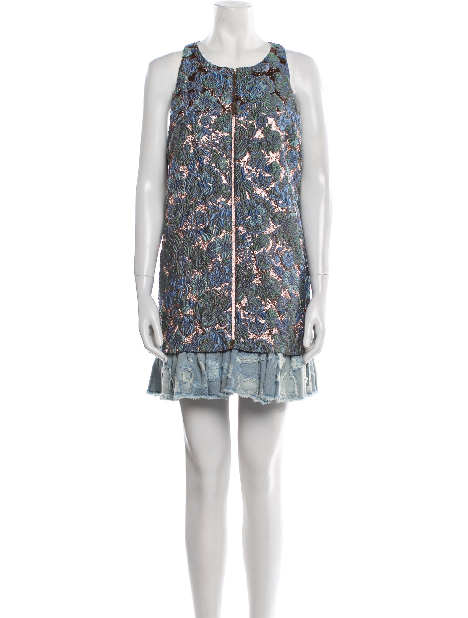 Roberto Cavalli Printed Mini Dress