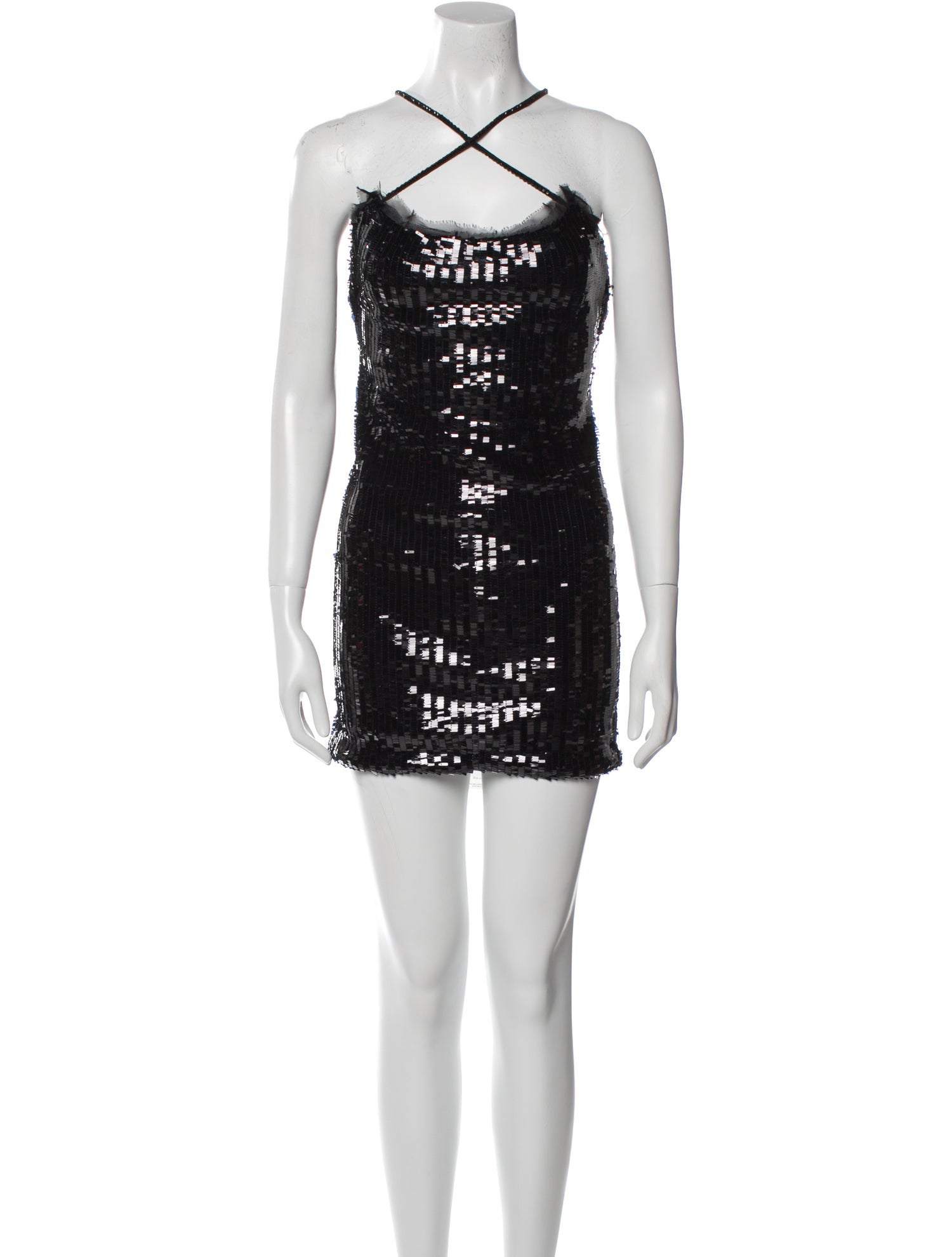 Roberto Cavalli Halterneck Mini Dress w/ Tags