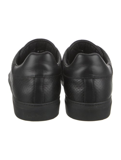 Roberto Cavalli Embossed Leather Sneakers