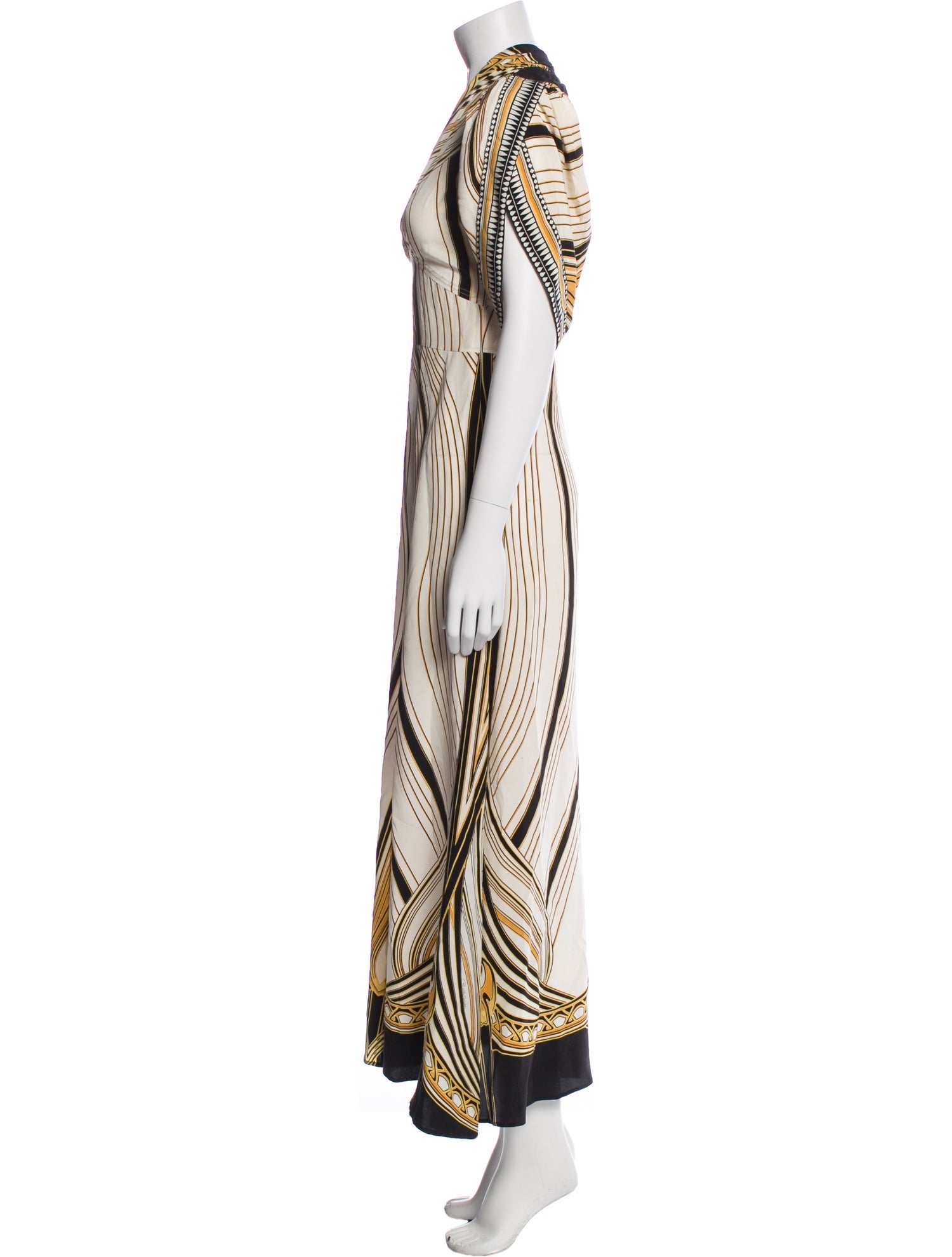 Roberto Cavalli Silk Long Dress
