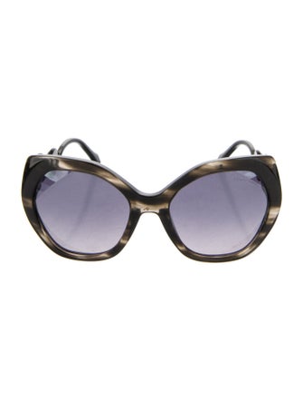 Roberto Cavalli Oversize Gradient Sunglasses