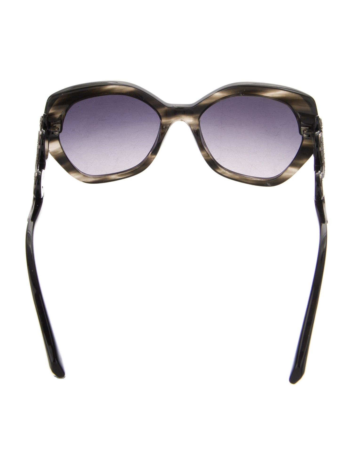 Roberto Cavalli Oversize Gradient Sunglasses