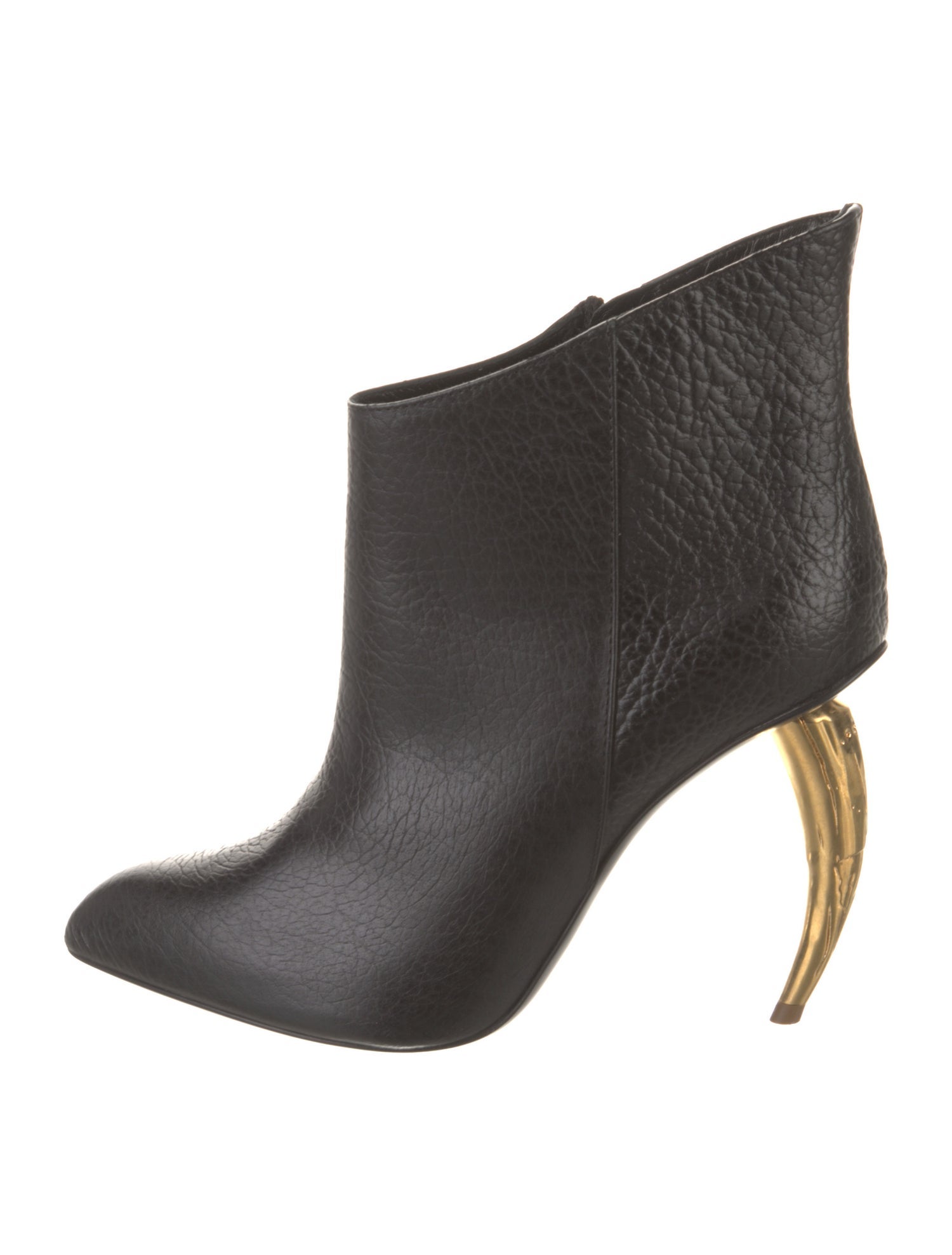 Roberto Cavalli Leather Colorblock Pattern Boots