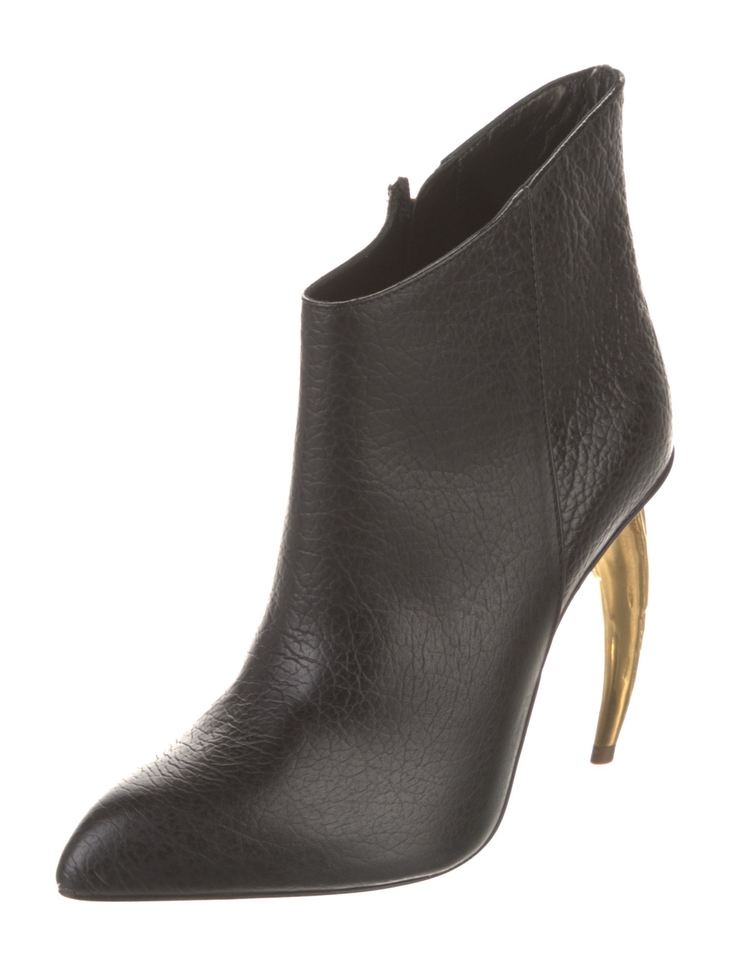 Roberto Cavalli Leather Colorblock Pattern Boots