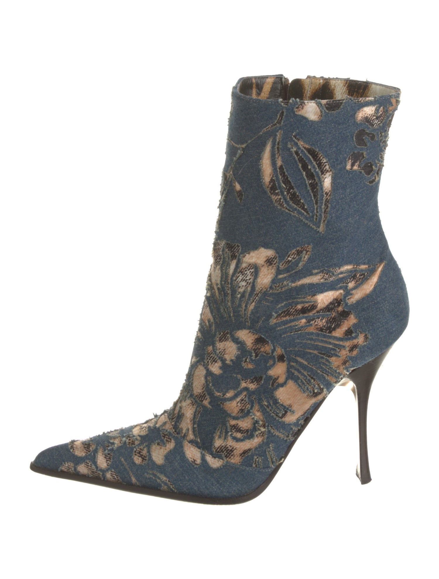 Roberto Cavalli Vintage Denim Boots
