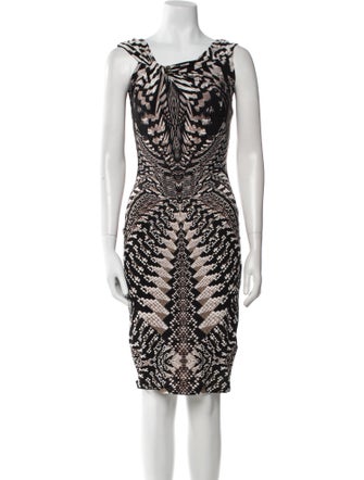 Roberto Cavalli Nylon Knee-Length Dress