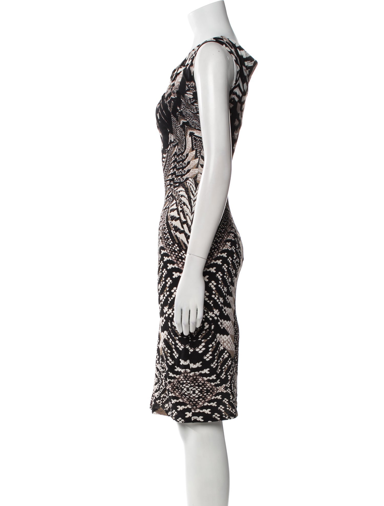 Roberto Cavalli Nylon Knee-Length Dress
