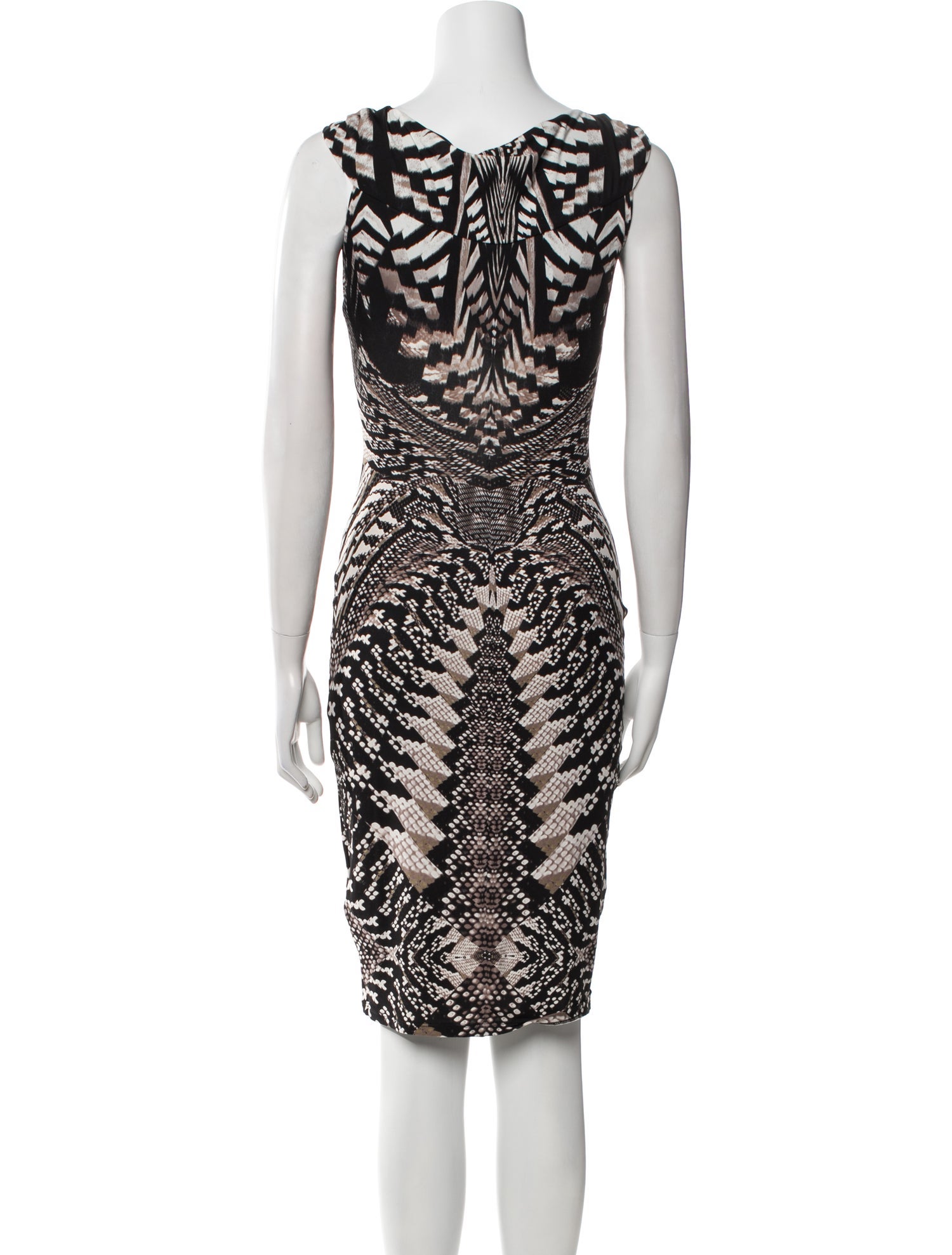 Roberto Cavalli Nylon Knee-Length Dress