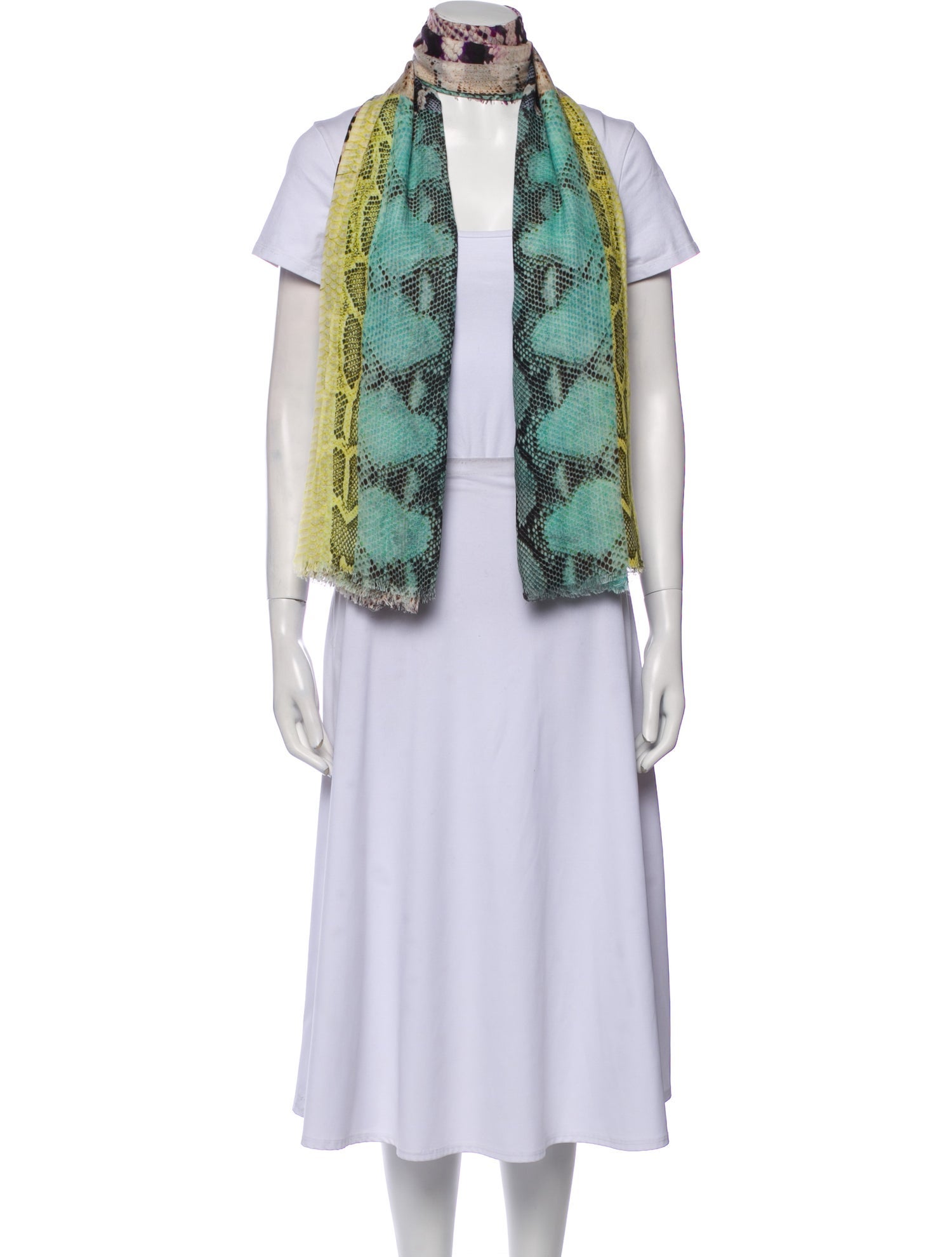 Roberto Cavalli Animal Print Pareo