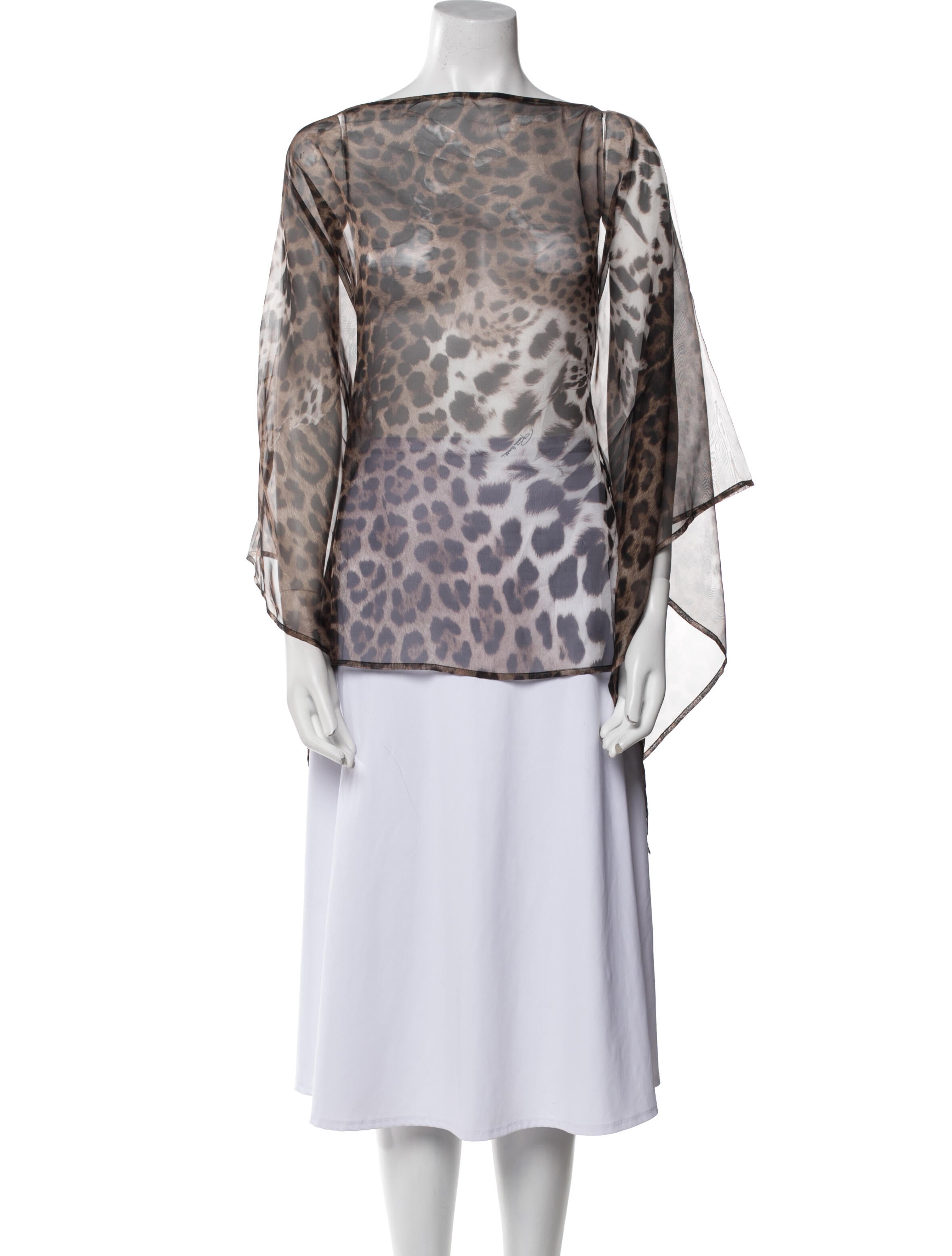 Roberto Cavalli Animal Print Pareo