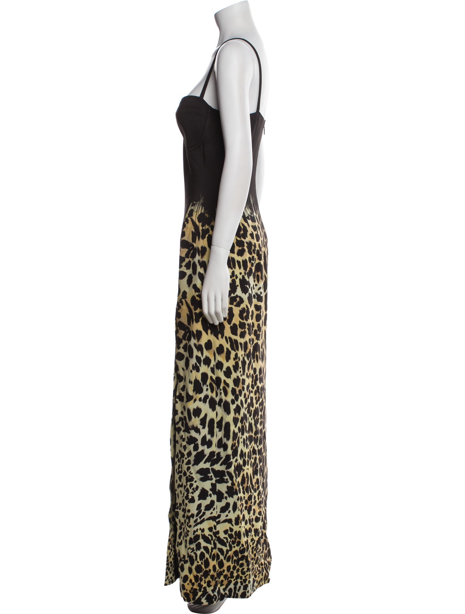 Roberto Cavalli Animal Print Long Dress