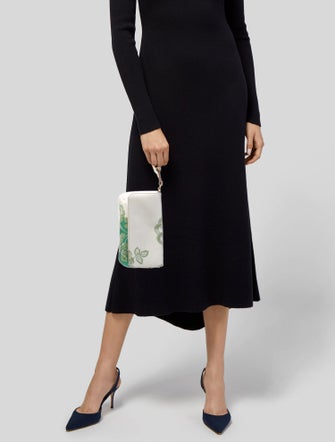 Roberto Cavalli Satin Clutch