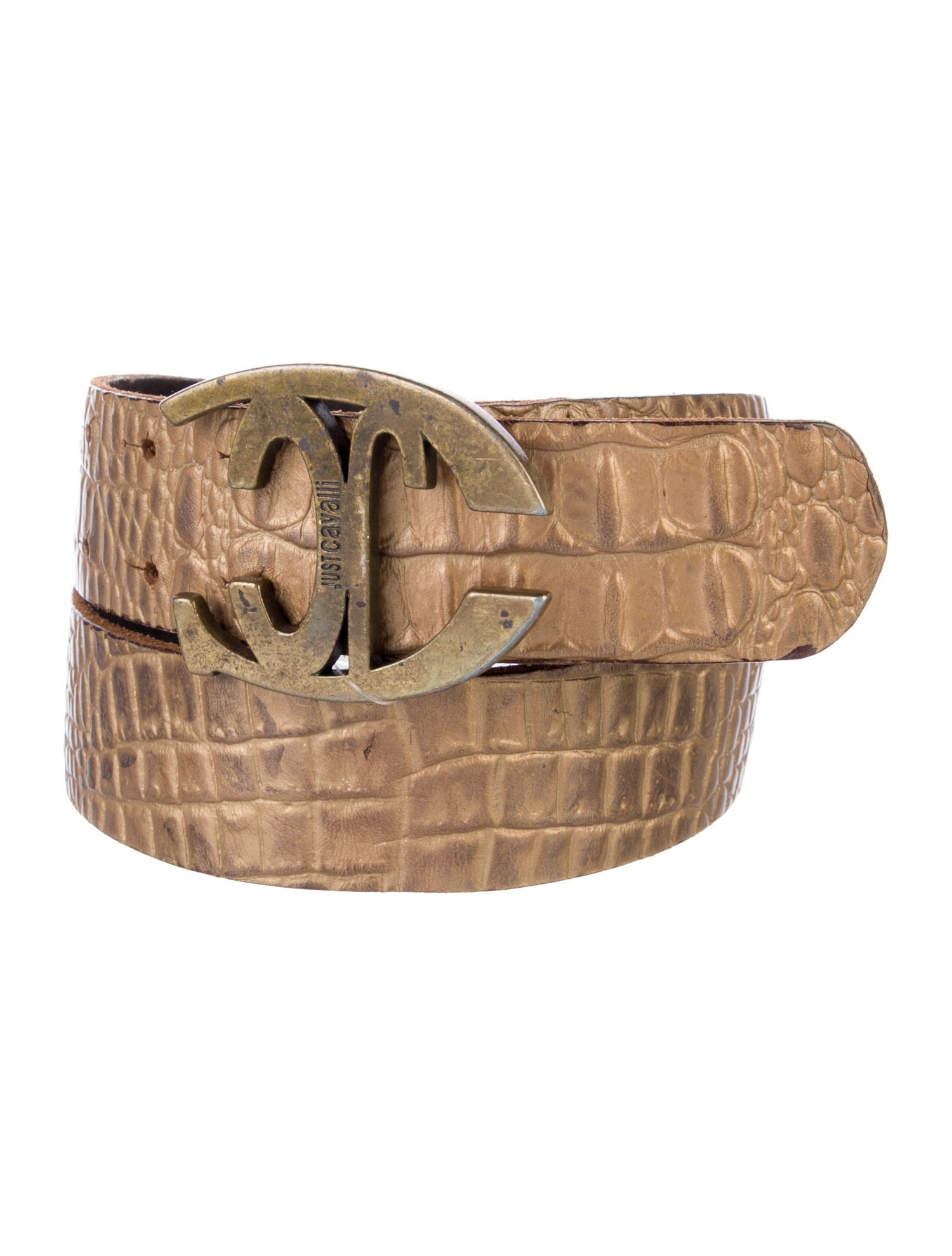 Roberto Cavalli Snakeskin Belt
