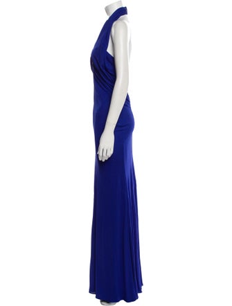 Roberto Cavalli Halterneck Long Dress