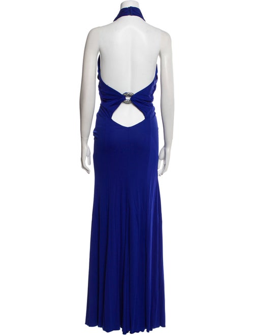 Roberto Cavalli Halterneck Long Dress