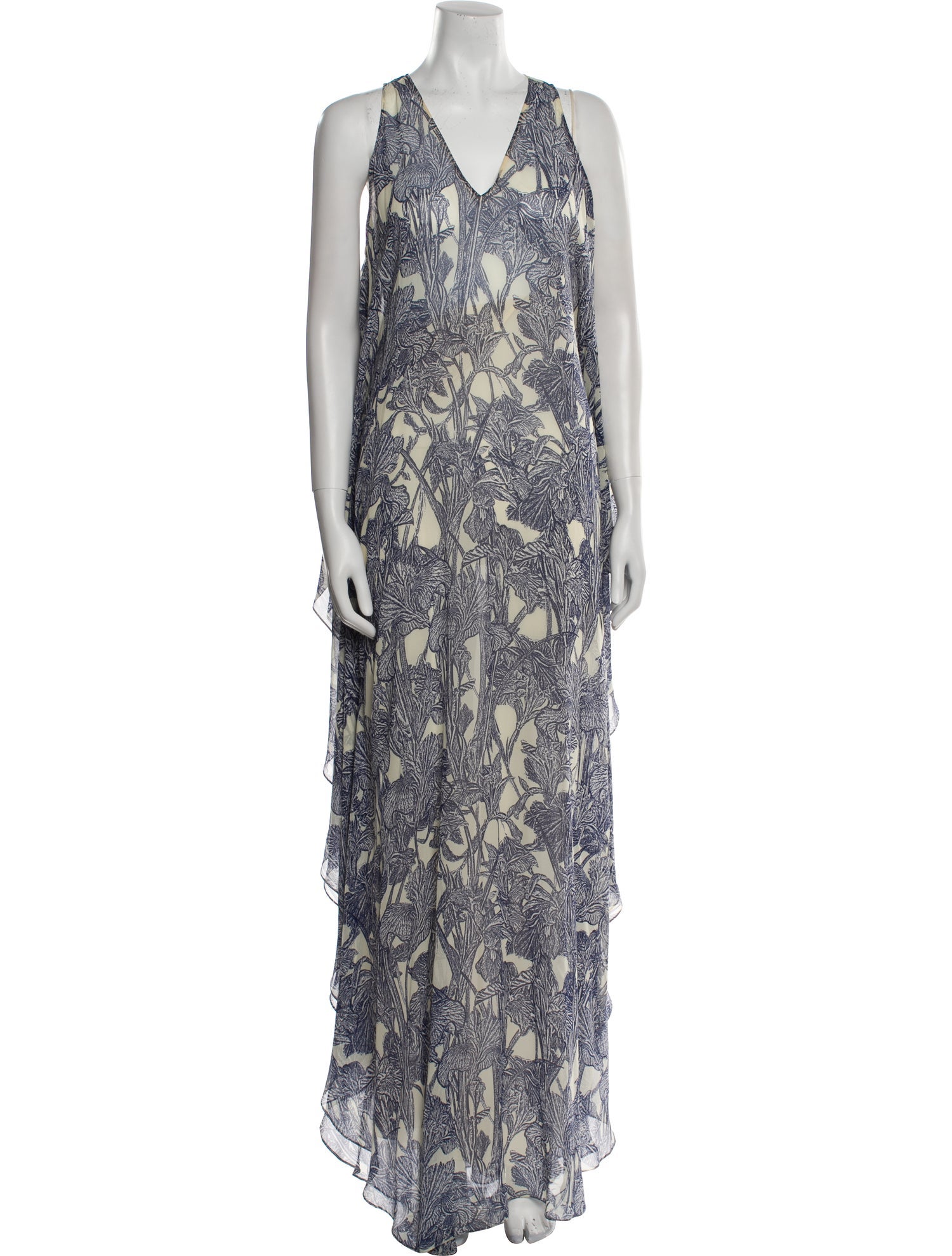 Roberto Cavalli Silk Long Dress