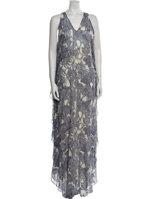 Roberto Cavalli Silk Long Dress