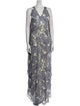 Roberto Cavalli Silk Long Dress