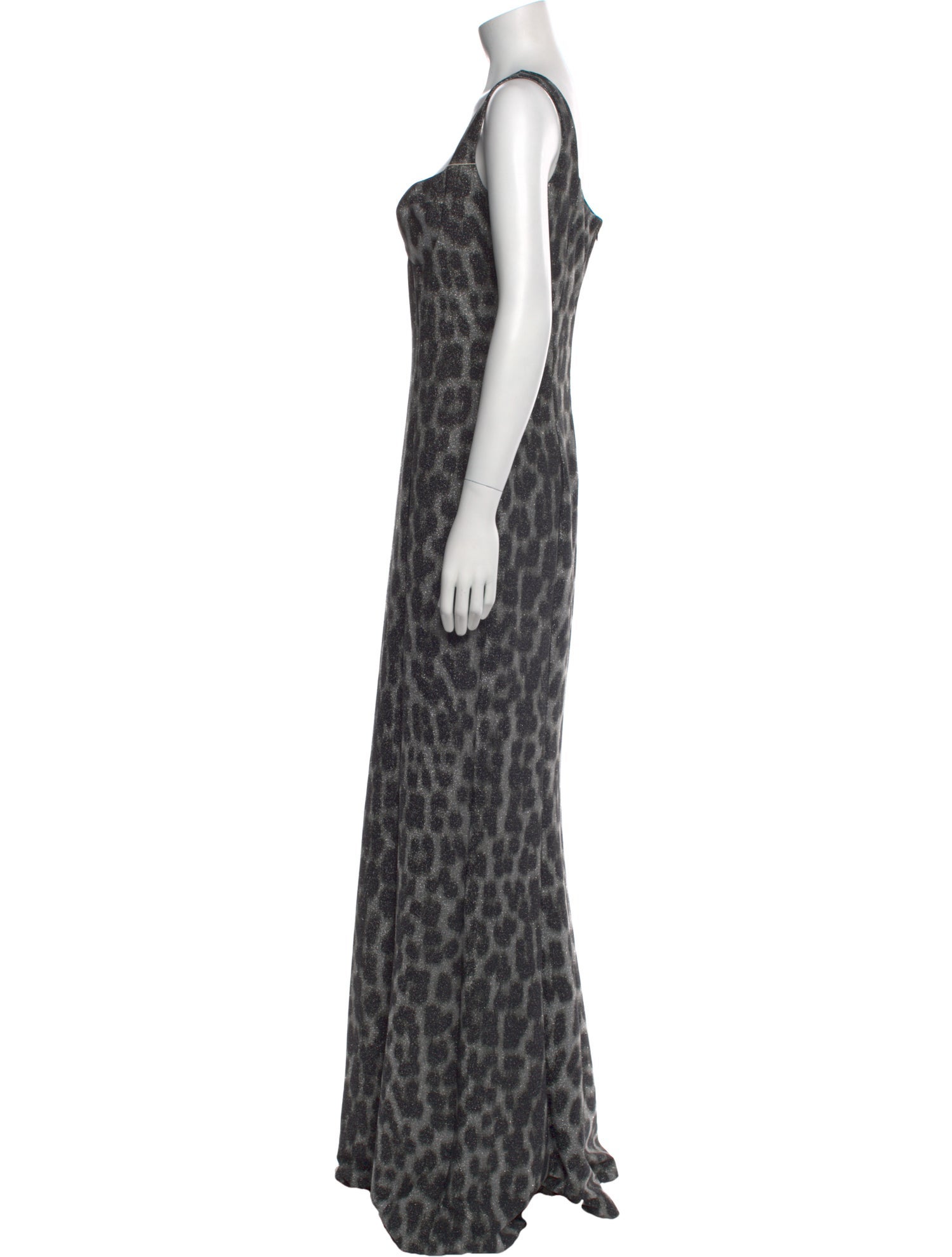 Roberto Cavalli Animal Print Long Dress