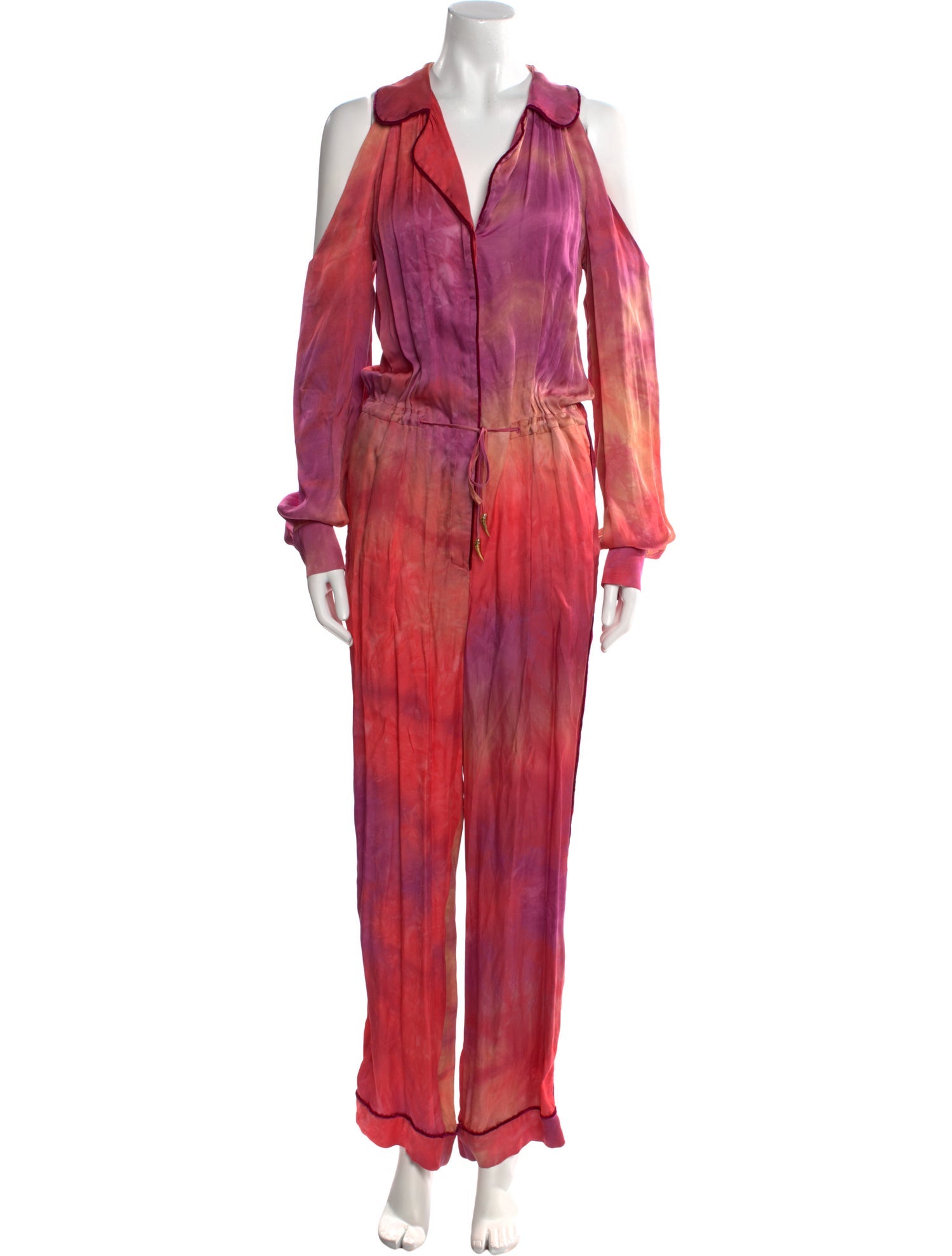 Roberto Cavalli Tie-Dye Print Jumpsuit w/ Tags