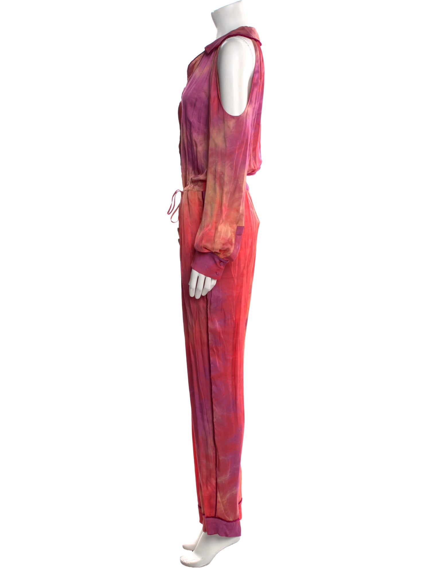 Roberto Cavalli Tie-Dye Print Jumpsuit w/ Tags