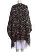 Roberto Cavalli Animal Print Scoop Neck Sweater