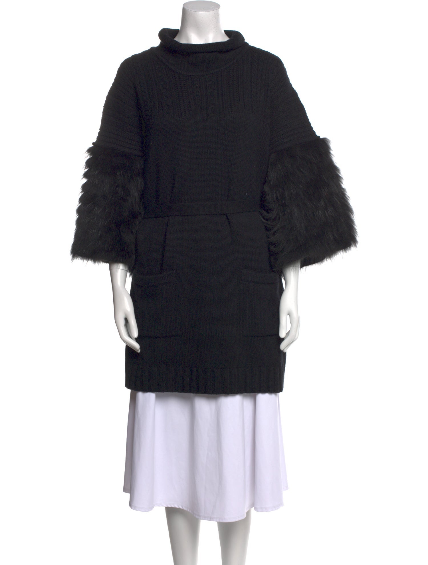 Roberto Cavalli Virgin Wool Mock Neck Sweater