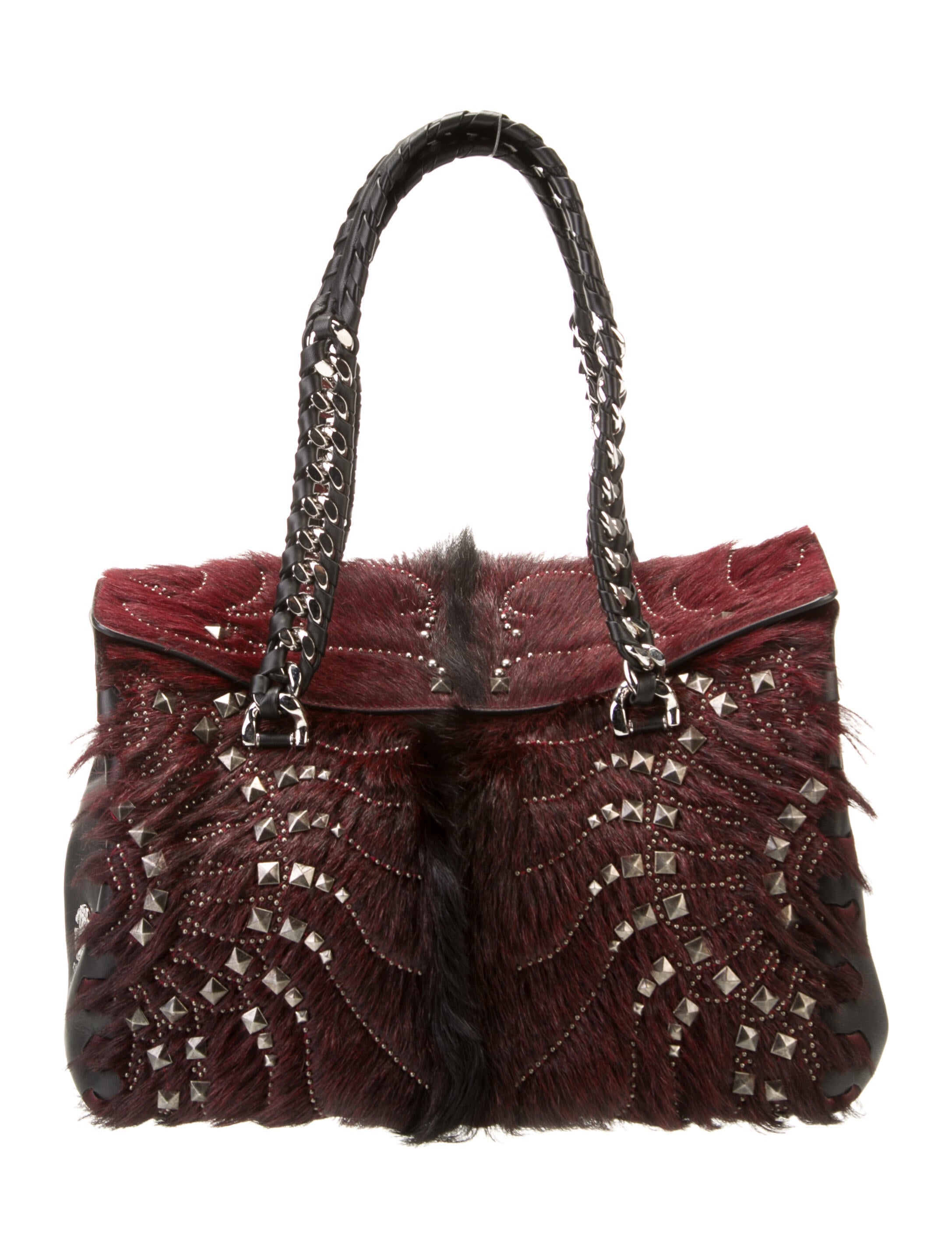 Roberto Cavalli Leather Shoulder Bag