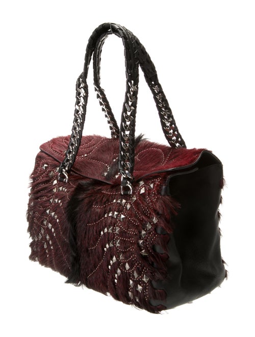 Roberto Cavalli Leather Shoulder Bag