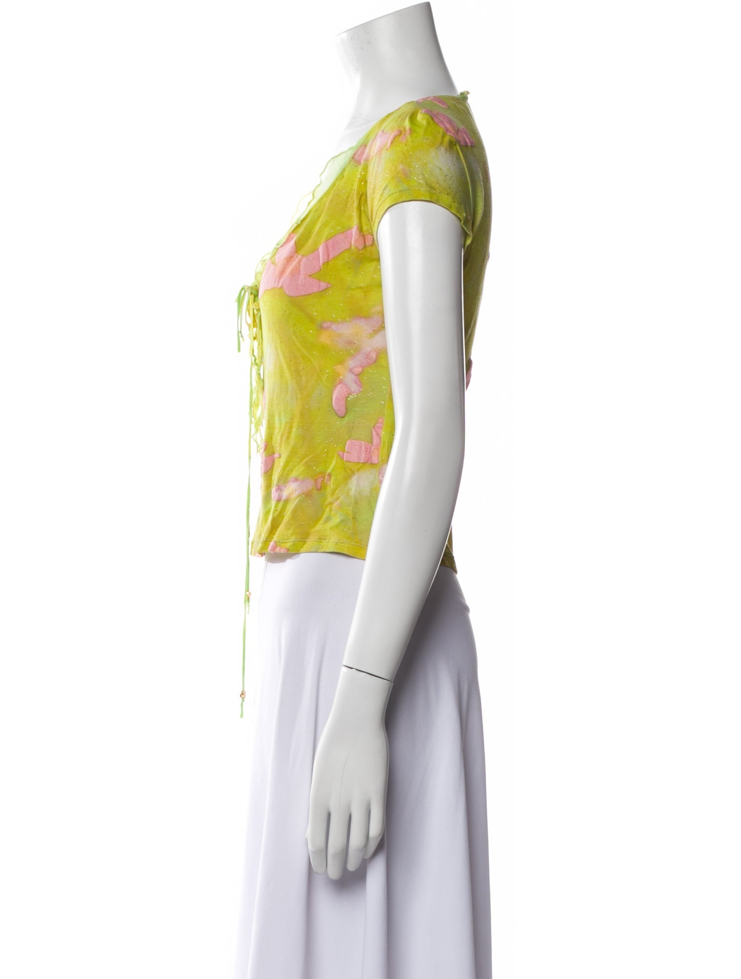 Roberto Cavalli Vintage Late 1990's - Early 2000's Crop Top