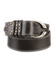 Just Cavalli Leather Crystal Embellishments Belt