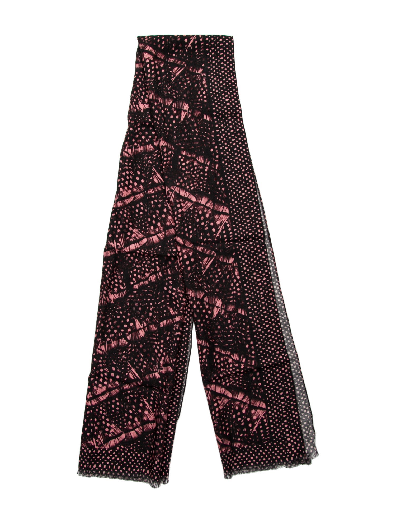 Roberto Cavalli Wool Printed Scarf
